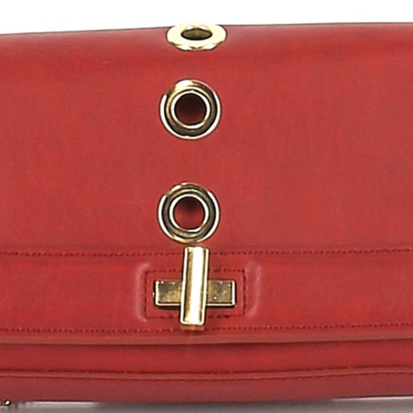 INC International Concepts Clutch Shoulder Bag Red Burgundy $60 NEW - Picture 4 of 4